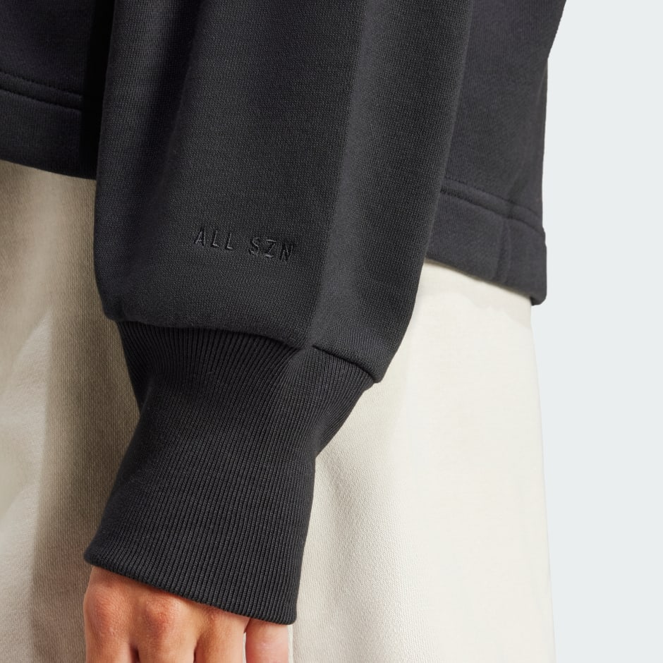 Veste &agrave; capuche ample enti&egrave;rement zipp&eacute;e French terry ALL SZN