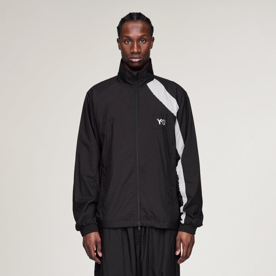 JACHETĂ Y-3 RAW EDGE 3 STRIPES NYLON SHELL