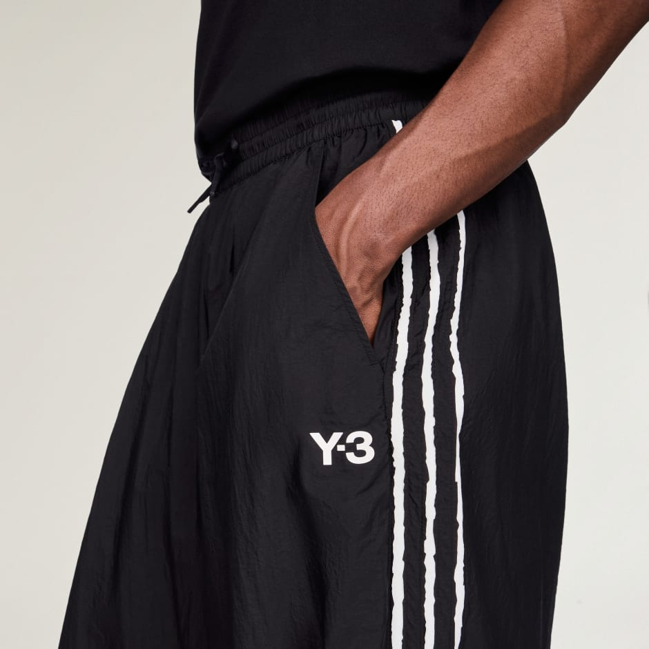 PANTALONI LARGI Y-3 RAW EDGE CU 3 DUNGI