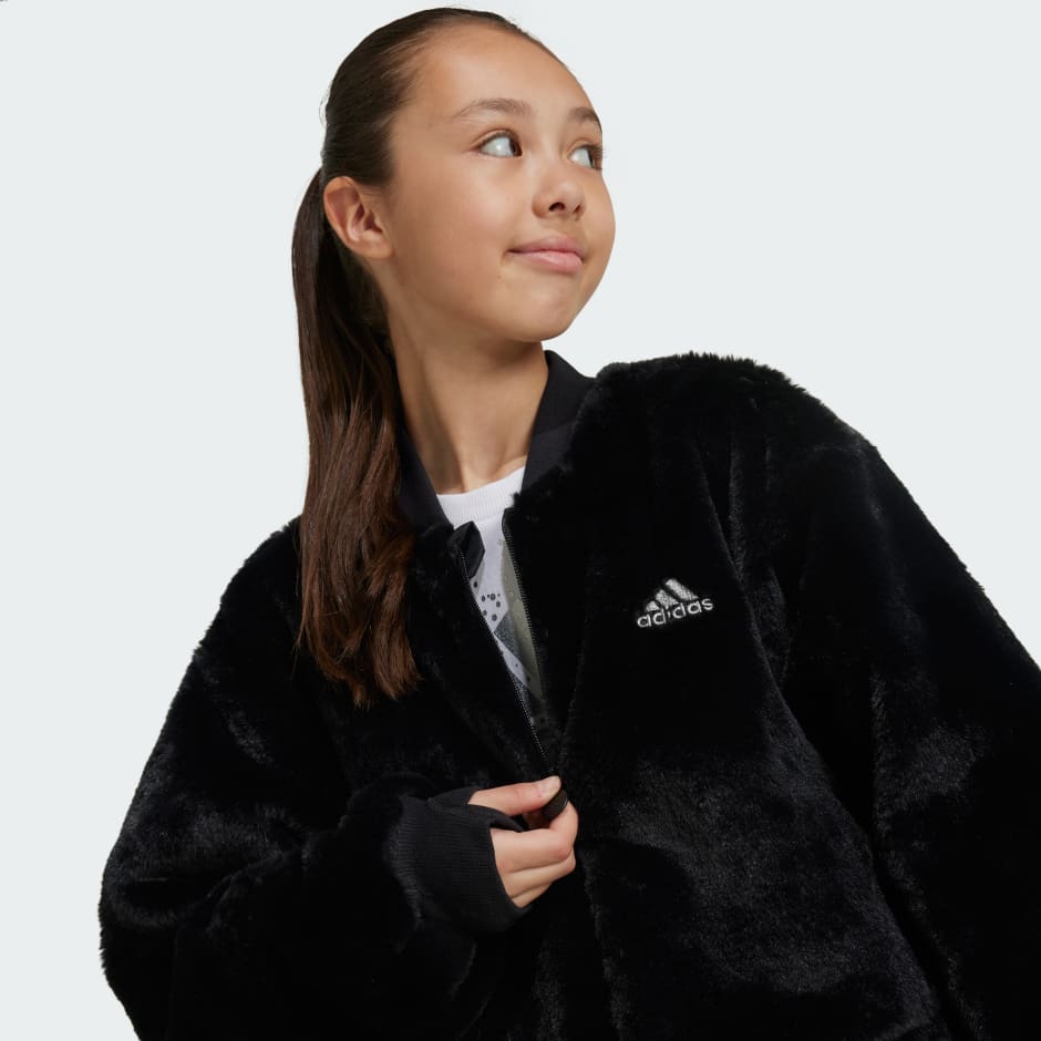 جاكيت للفتيات Glam Fur Bomber
