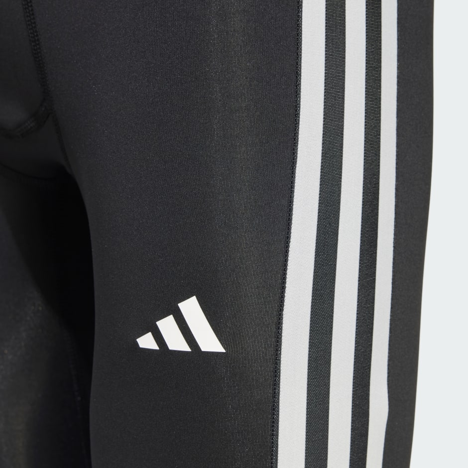 Kompresijske dugačke sportske tajice Techfit 3-Stripes