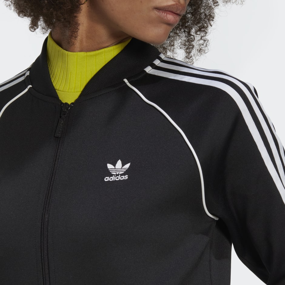 rival Glorioso surco adidas PRIMEBLUE SST TRACK JACKET - Black | adidas QA