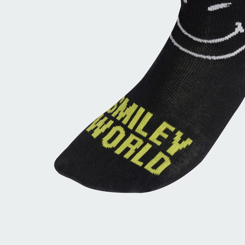 جوارب أديداس سمايلي للأطفال - عبوة من 3 أزواج