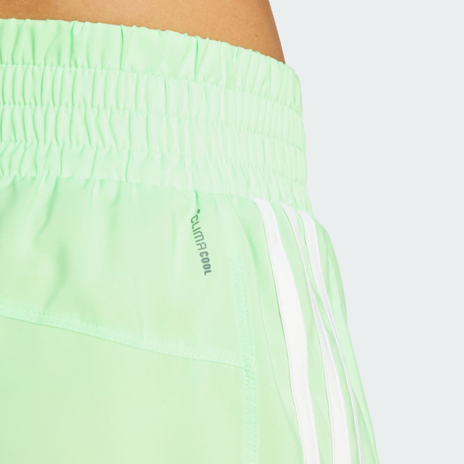 Kratke hlače Pacer Training 3-Stripes Woven High-Rise