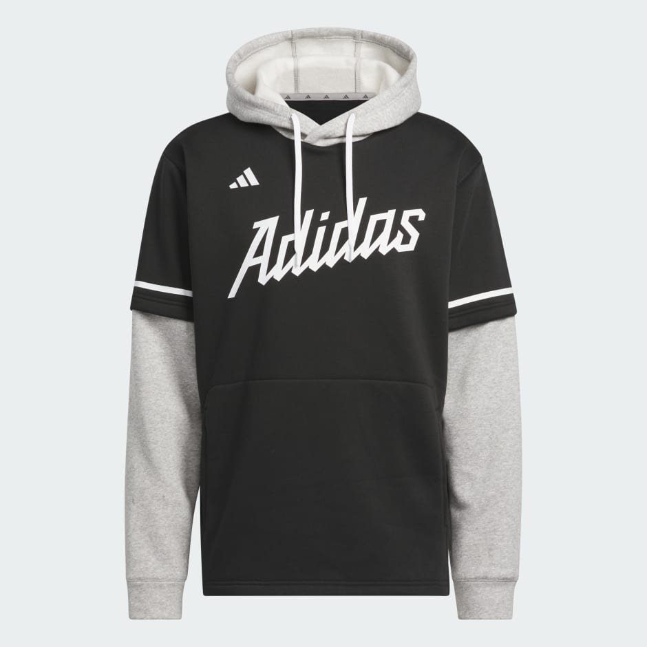 Hanorac cu glugă și marca adidas