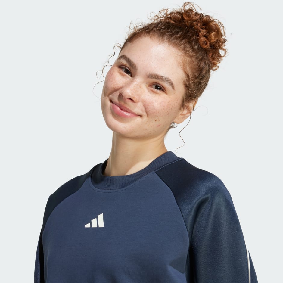 Stadium 3-Stripes Crewneck Sweatshirt