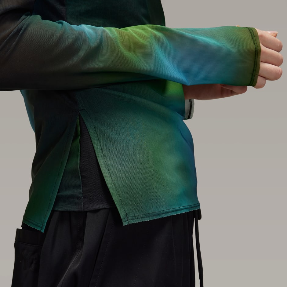 Y-3 Allover Print Mesh Fitted Tee