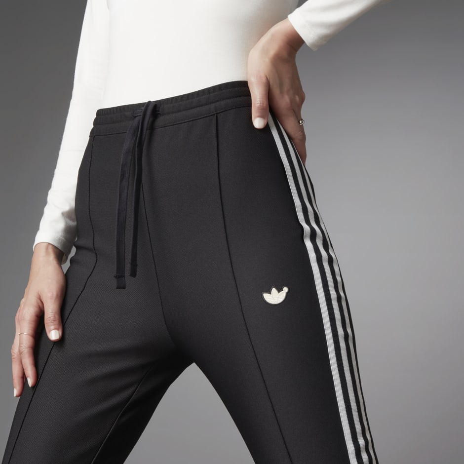 Adidas Women's Blue Version Slim Beckenbauer Track Pants