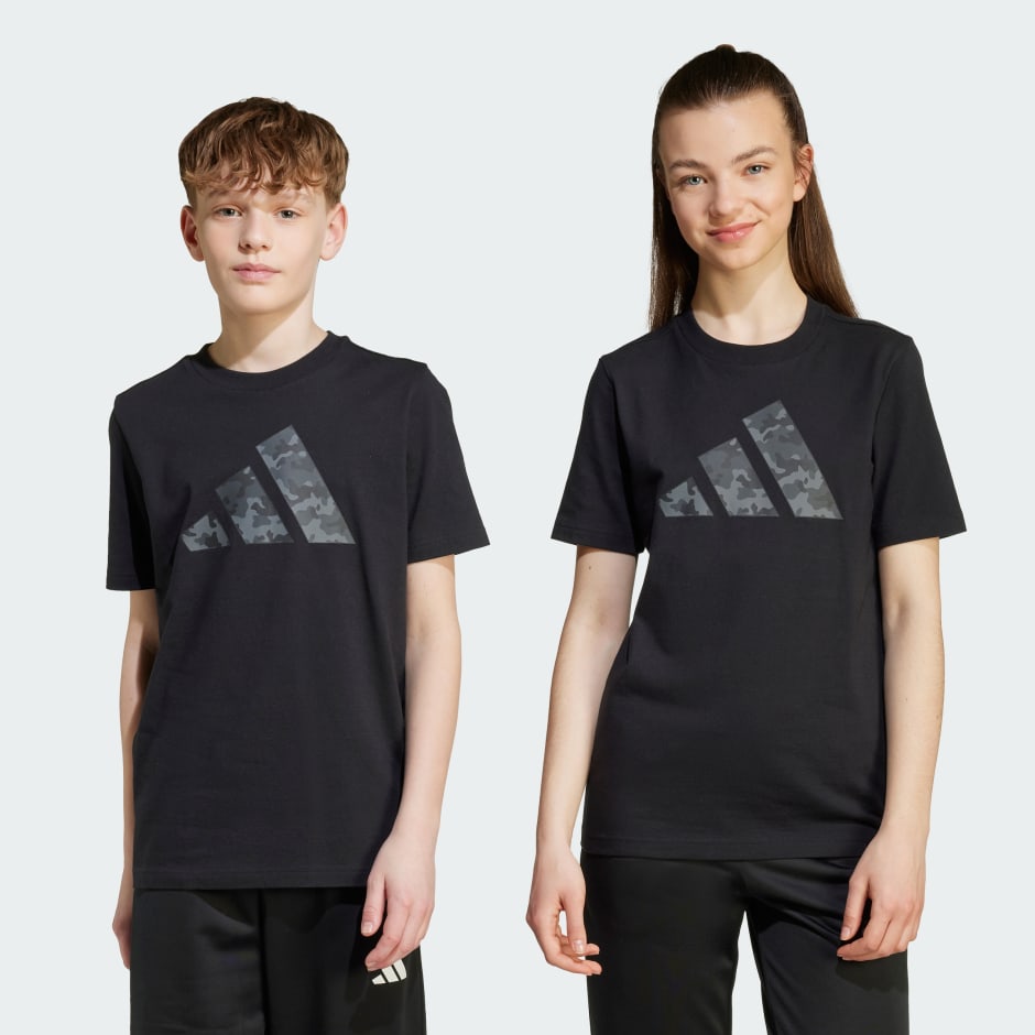 Kids Clothing - Camo Graphic Tee Kids - Black | adidas Oman