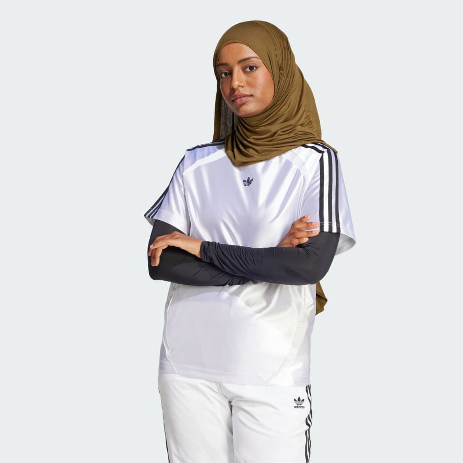 CLOTHING - Adicolor Teamgeist Loose Tee - White | adidas Oman