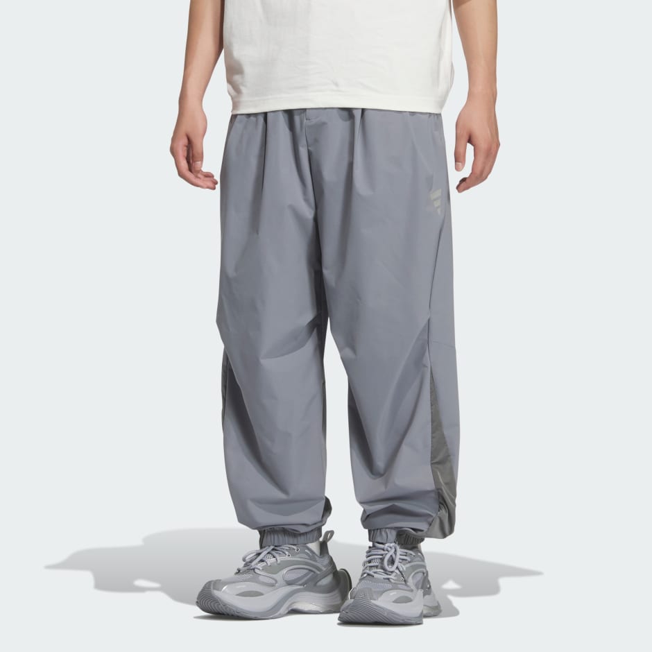 FUTURE STYLE WOVEN PANTS - Grey | adidas Hong Kong