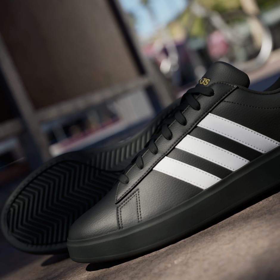 adidas GRAND COURT SHOES Black adidas UAE