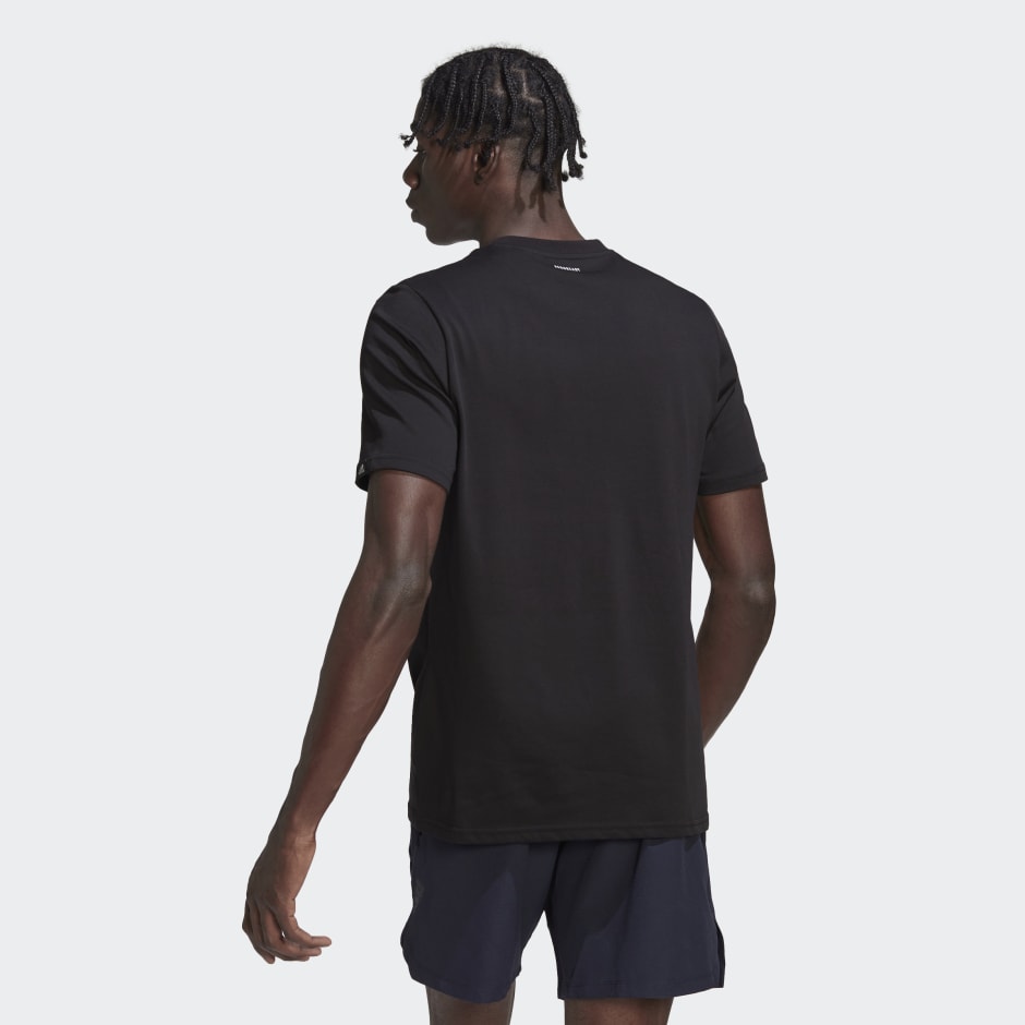 Men's - Strength Training AEROREADY Graphic - Black | adidas Oman