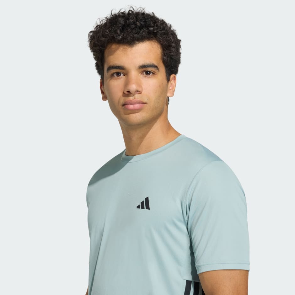 WORKOUT ESSENTIALS BASE 3-STRIPES T-SHIRT