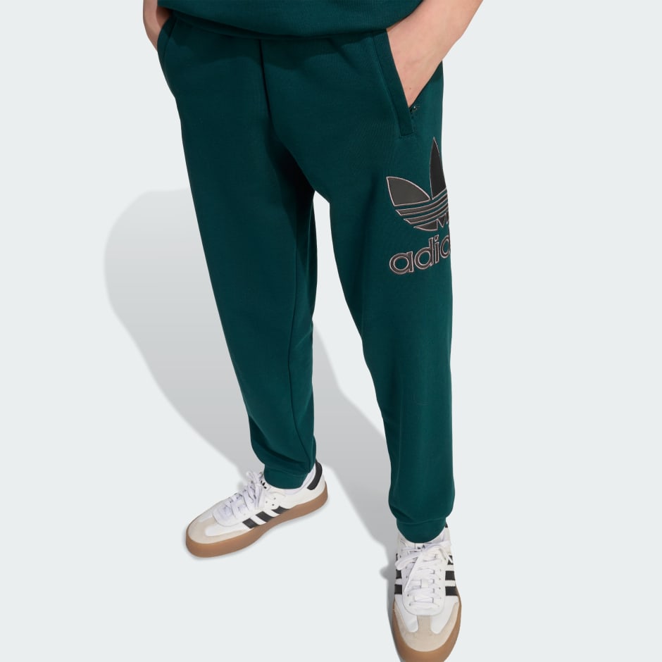 Pantaloni de sport supradimensionați cu logo mare pentru copii