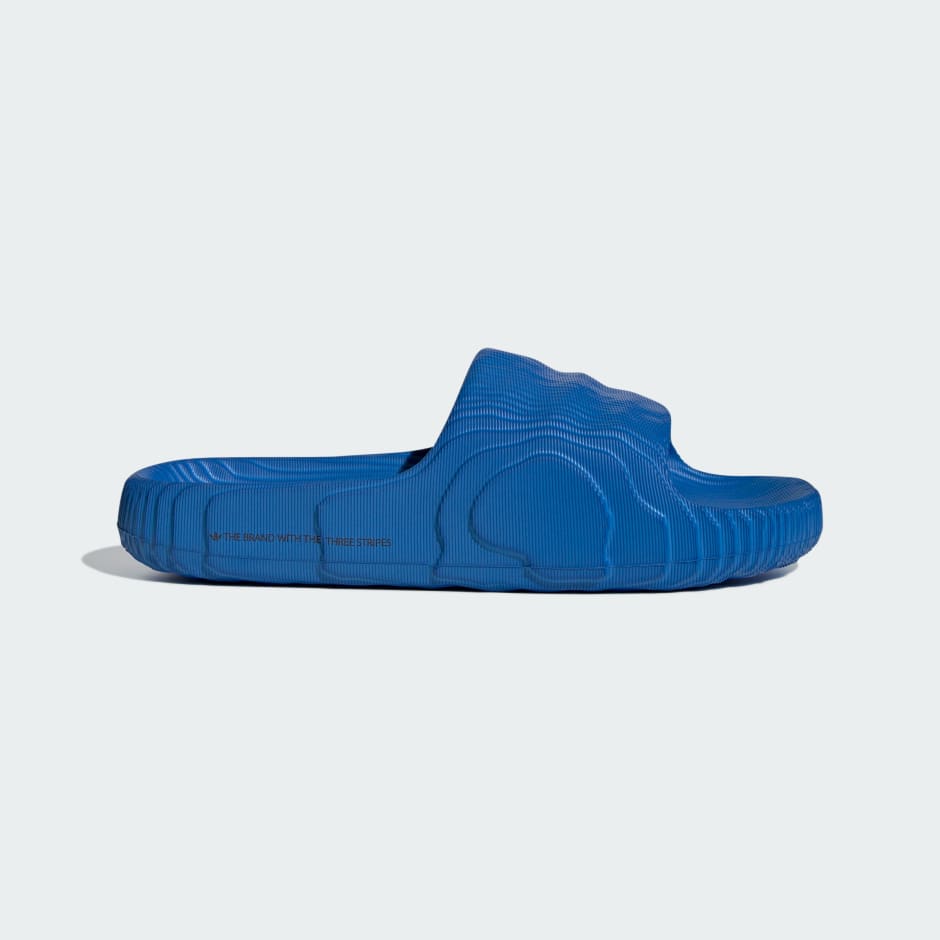 Shoes - Adilette 22 Slides - Blue | adidas Saudi Arabia