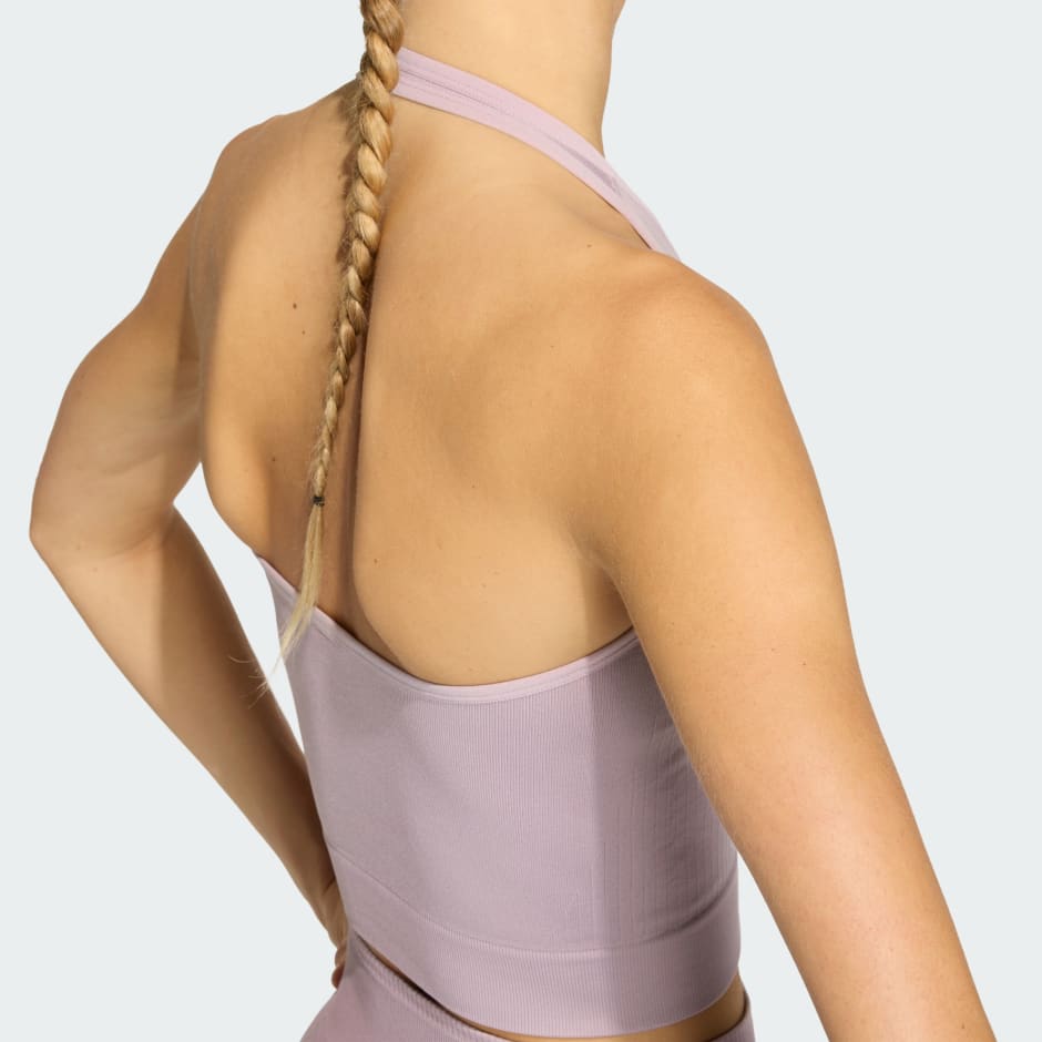 Tricou Workout Essentials Knit Halterneck