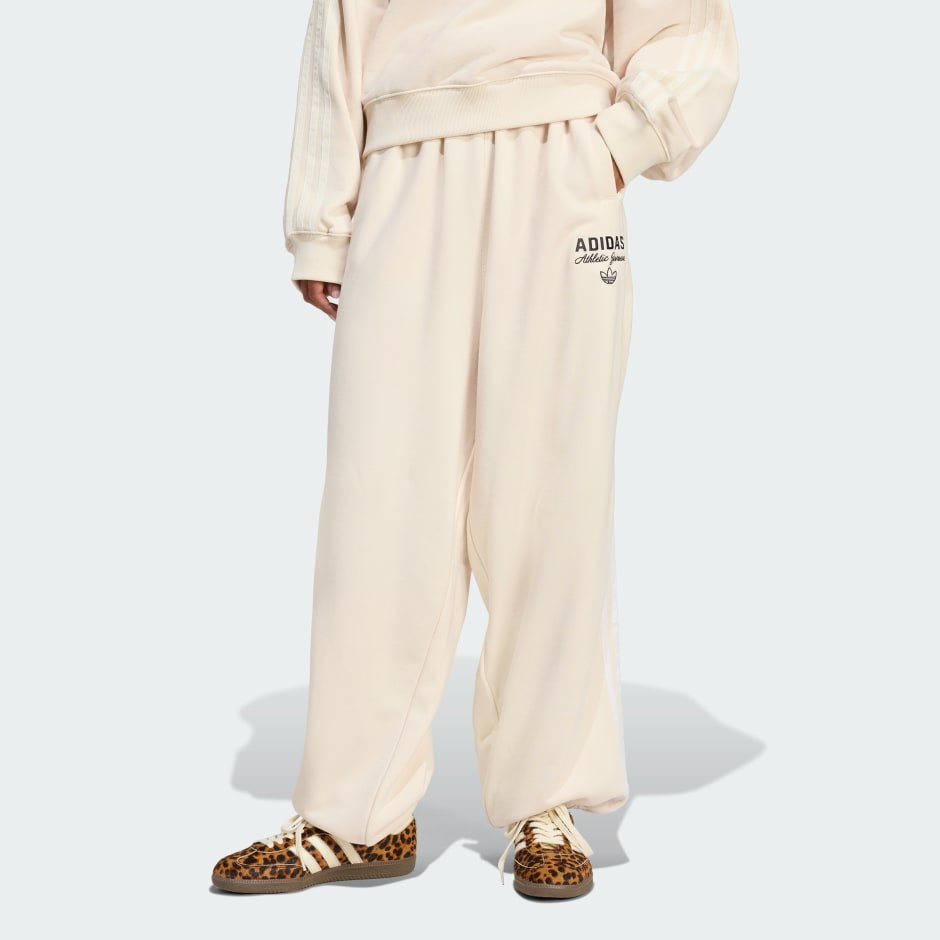 ADIDAS ORIGINALS ATHL DEPT LOOSE GRAPHIC SWEAT PANTS