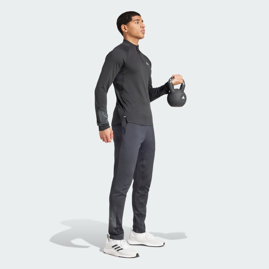 Gym+ Training Brandlove 1/4-Zip Long Sleeve Shirt