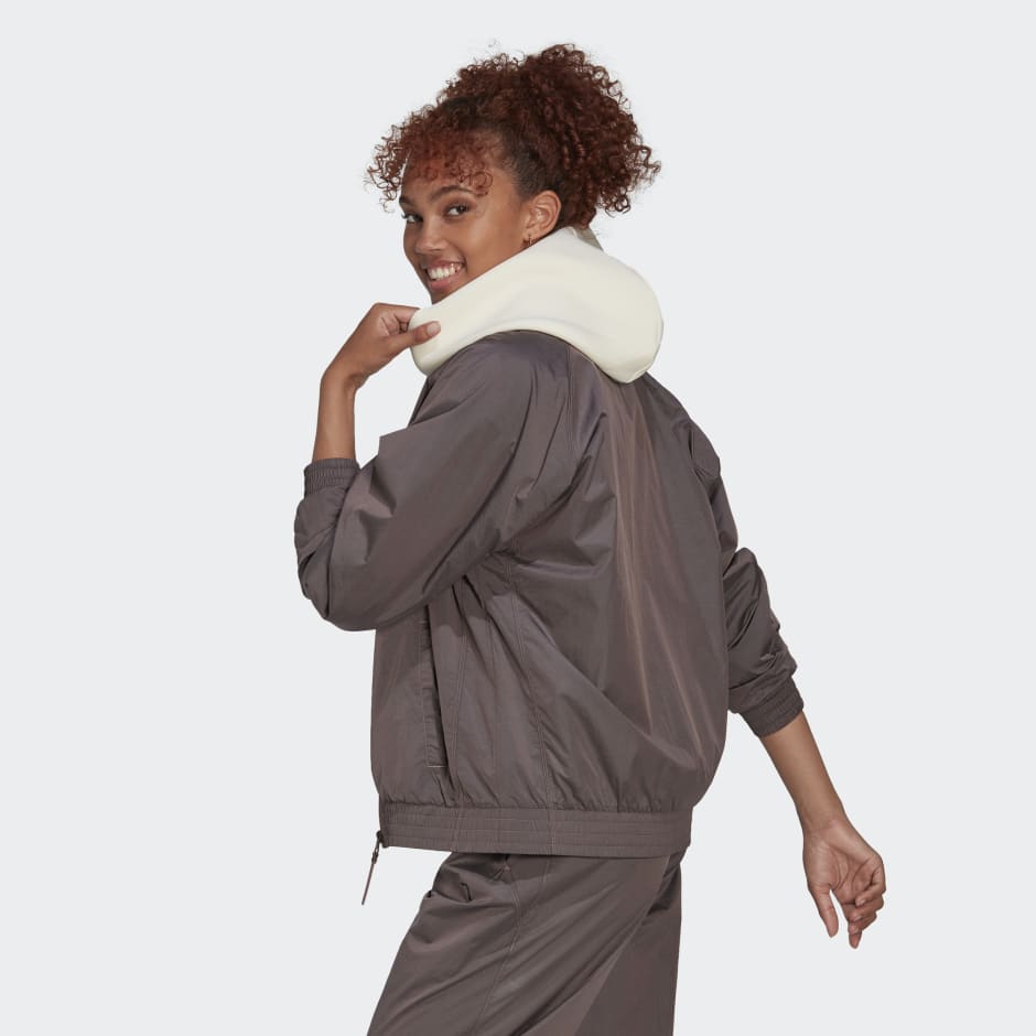 Woven Track Top