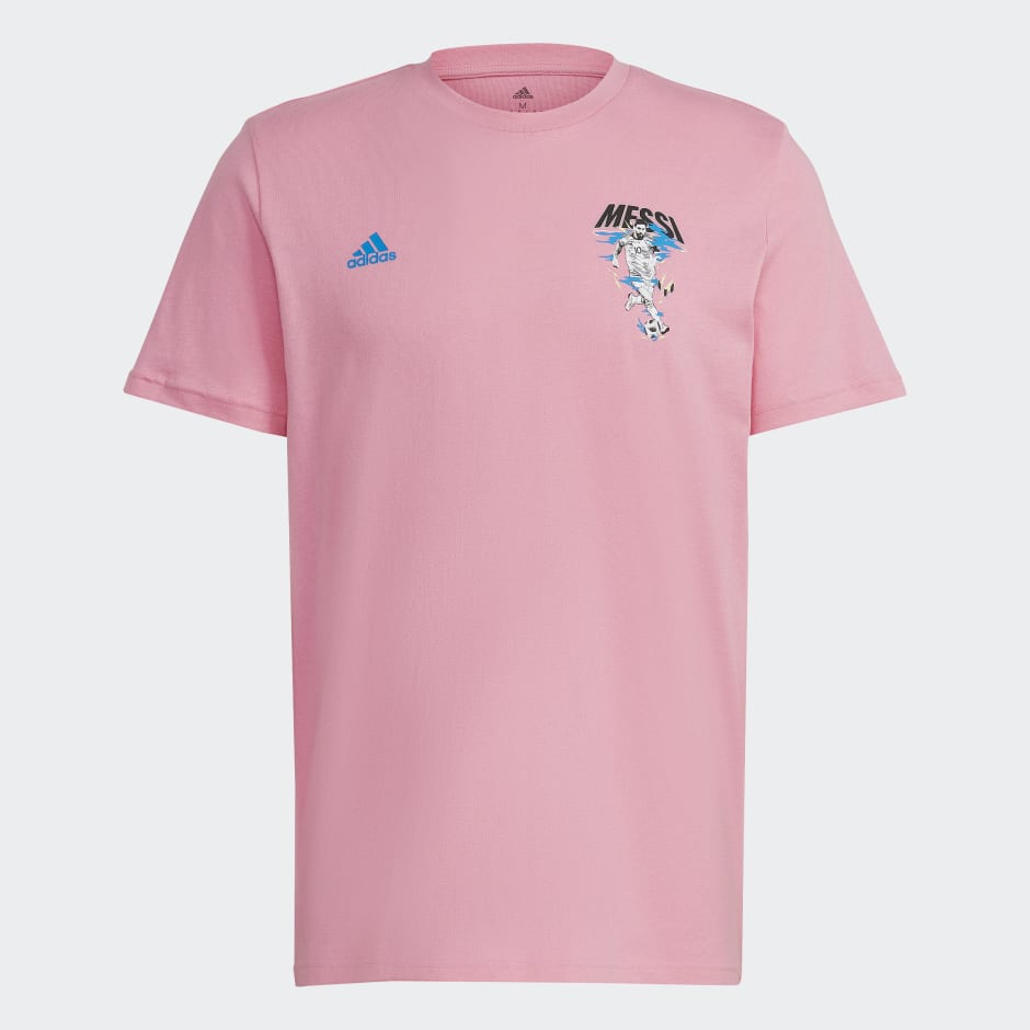 Camiseta Adidas Local Messi Hombre Rosado