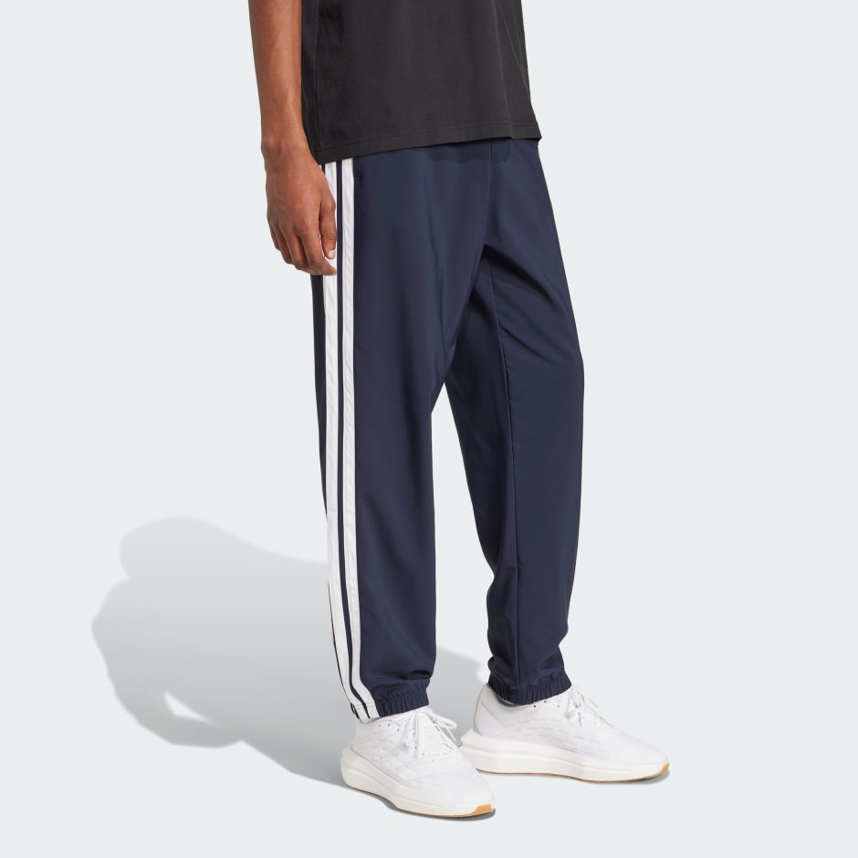 Essentials Elasticated Cuff Woven 3-Stripes Pants