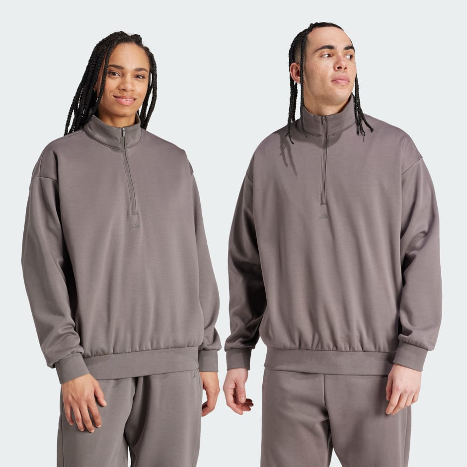 סווטשירט adidas Basketball Half-Zip