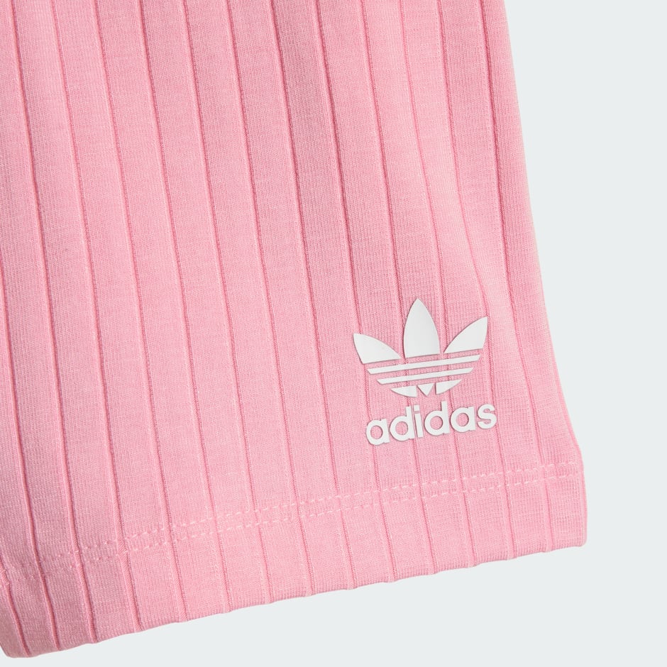 REGULAR WIDE RIB SHORT T-SHIRT SET