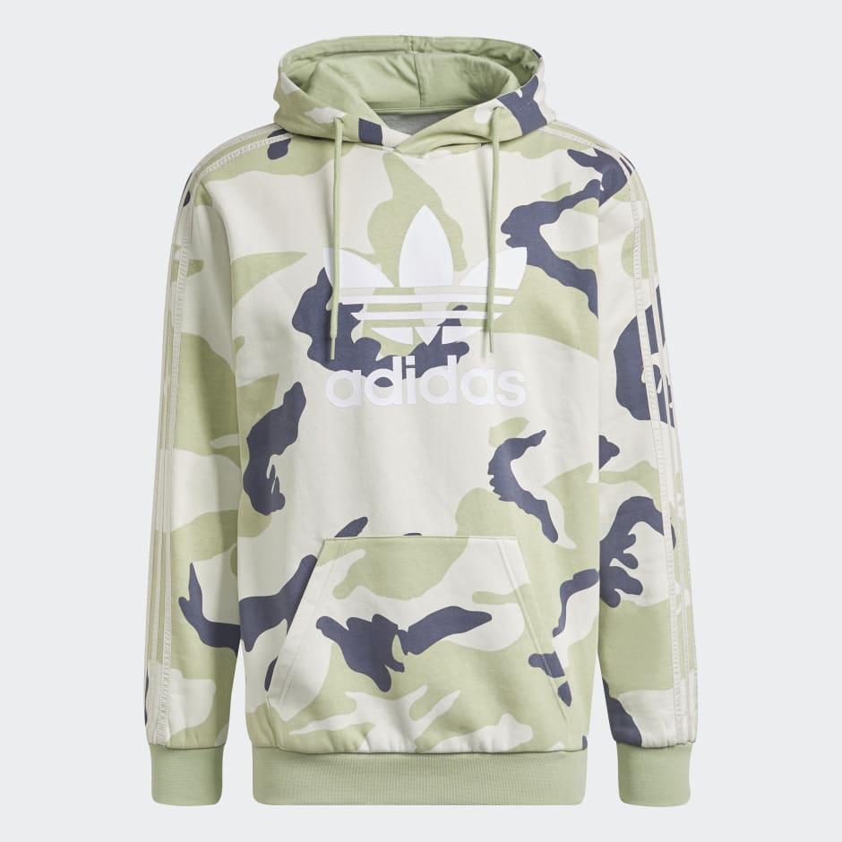 Clothing - Graphics Camo Hoodie - Green | adidas South Africa