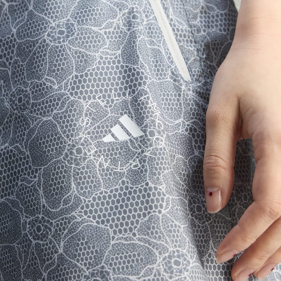 Pantaloni de trening adidas by Stella McCartney cu imprimeu