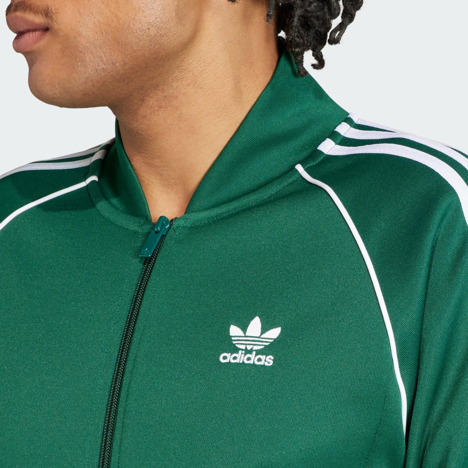 Clothing - Adicolor Classics SST Track Jacket - Green | adidas South Africa