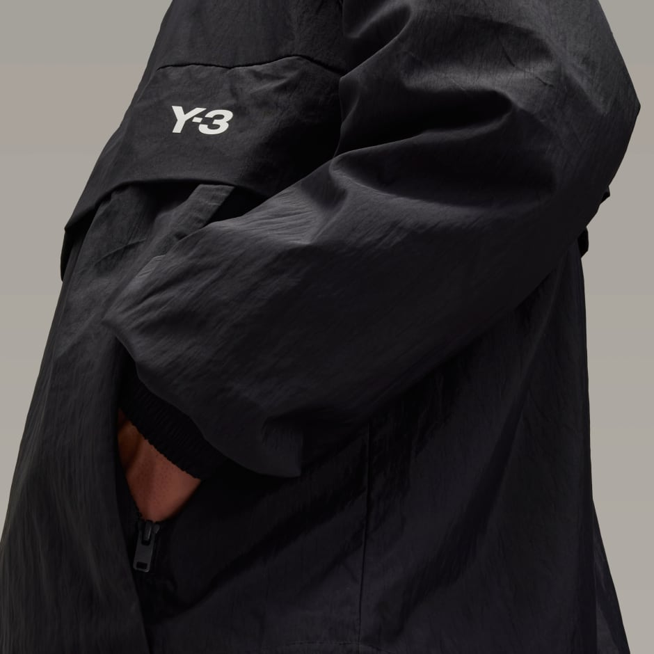 Y-3 3-Stripes Nylon Shell 1/2 Zip Jacket