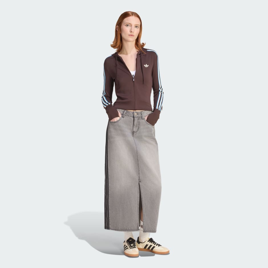 HOODED TREFOIL ZIPPER Jacket