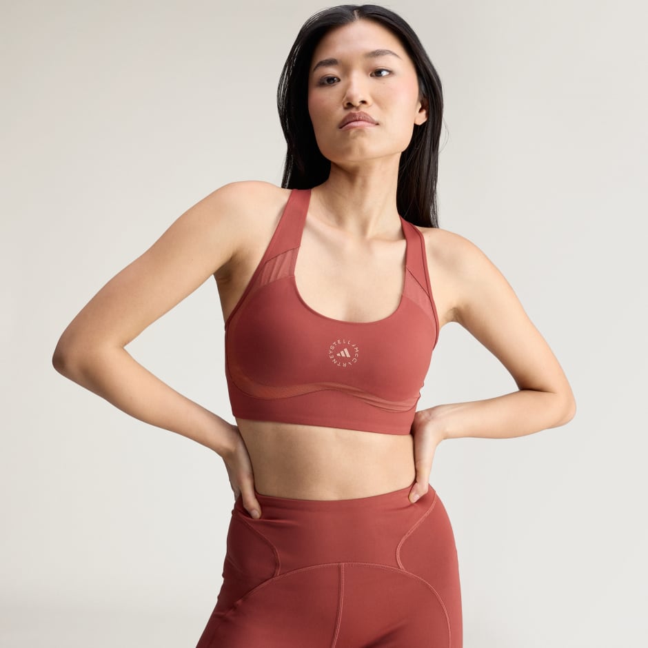 חזיית אימון עם תמיכה בינונית adidas by Stella McCartney Power Impact