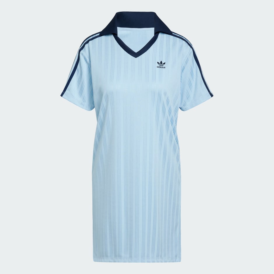 Adicolor Football Jacquard V-Neck Dress