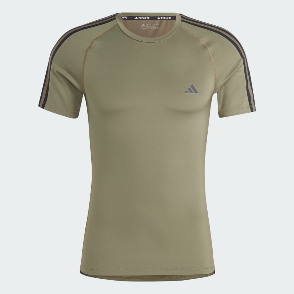 Techfit 3-Stripes Training Tee