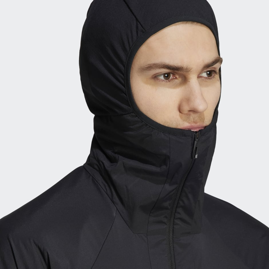 Jachetă Techrock Ultralight din lână fleece, cu glugă și fermoar 1/2