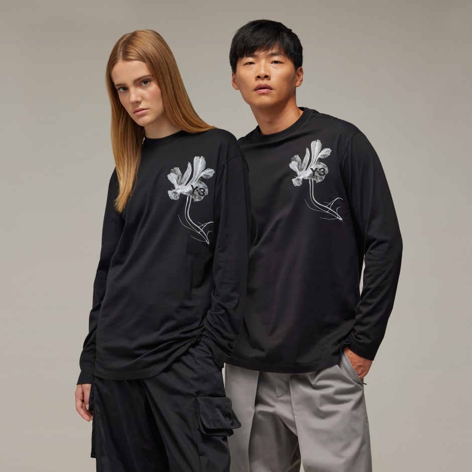 Y-3 Graphic Long Sleeve Tee