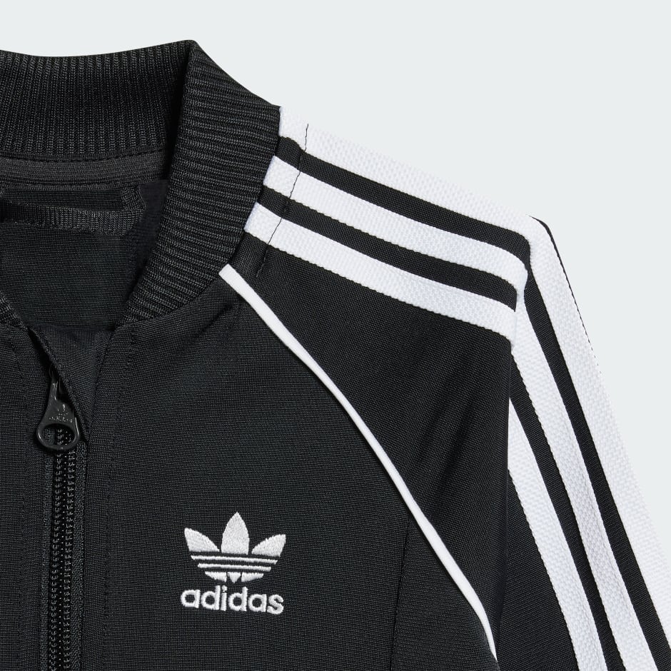 Clothing - Adicolor SST Track Suit Kids - Black | adidas South Africa