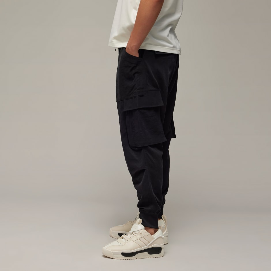 Y-3 Washed Twill Cuffed Cargo Pants