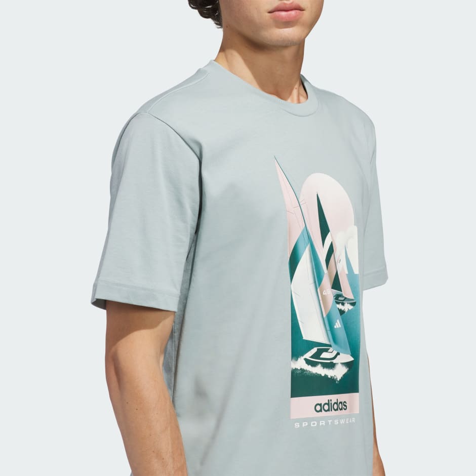 Summer Sailing Graphic T-shirt
