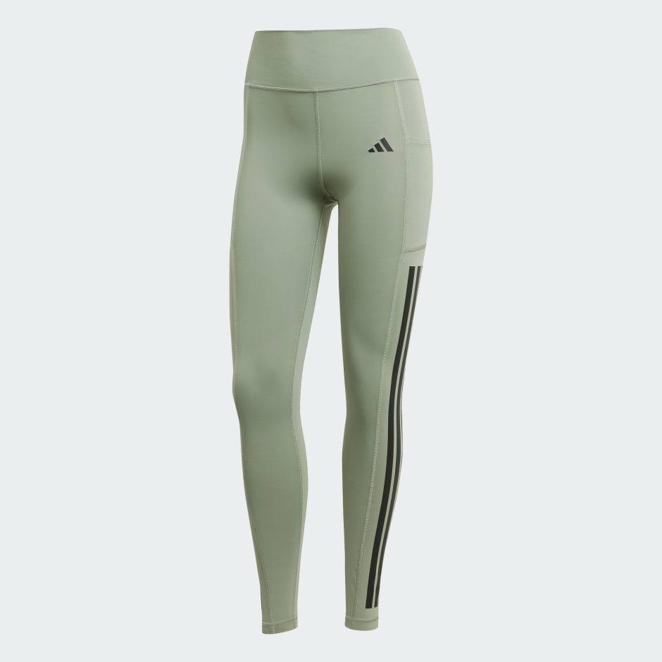 Optime 3-Stripes Full-Length Leggings