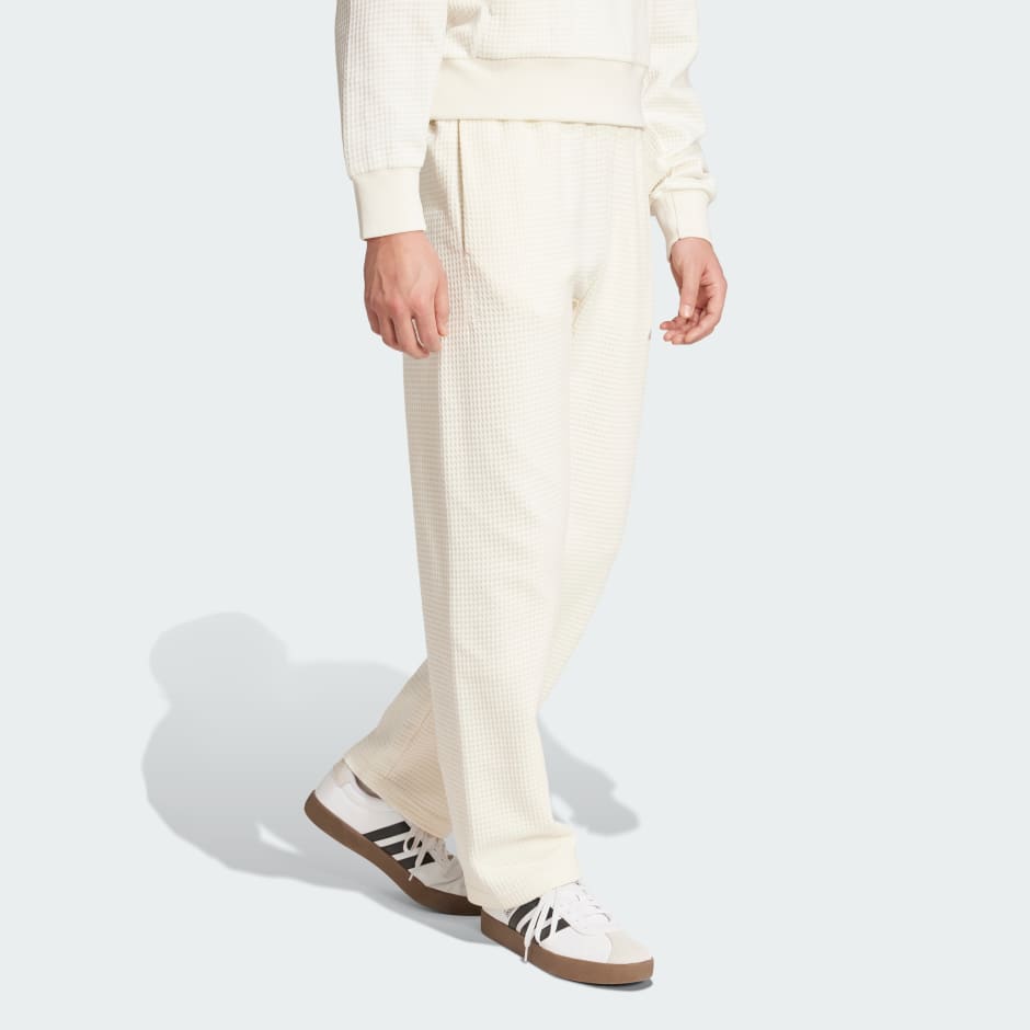 ALL SZN Waffle Knit Open Hem Pants