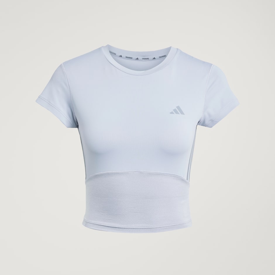 Tricou Strălucitor Scurt Hyperglam