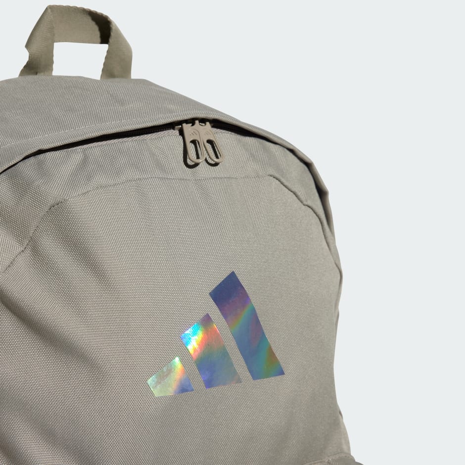 adidas Classic Badge of Sport Iridescent Backpack - Beige adidas Classic Badge of Sport Iridescent Backpack - Beige