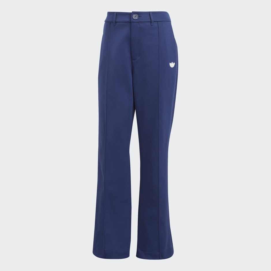 ADIDAS ORIGINALS BLUE VERSION CLUB HIGH WAISTED PANTS, Blue Women's Casual  Pants