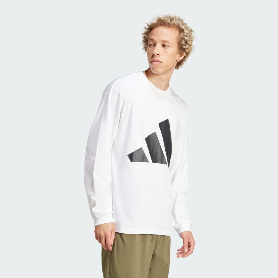 Essentials Big Logo Single Jersey Long Sleeve Tee
