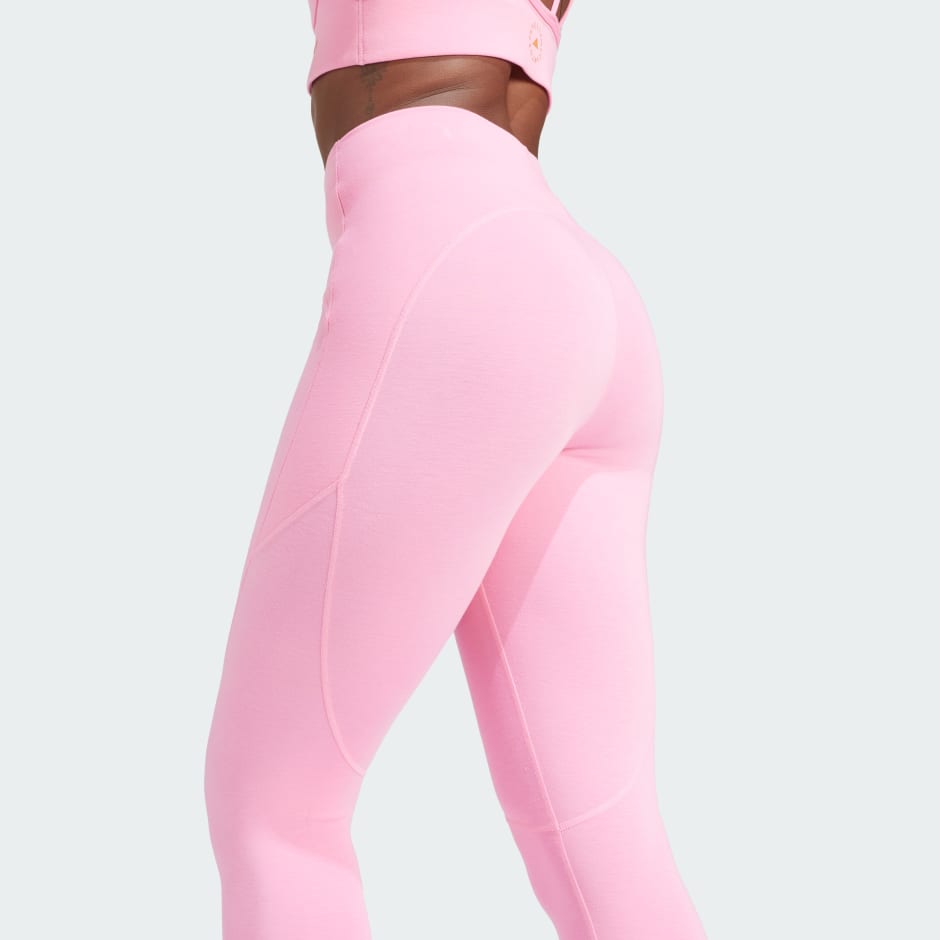 adidas adidas by Stella McCartney 7/8 Yoga Leggings - Pink