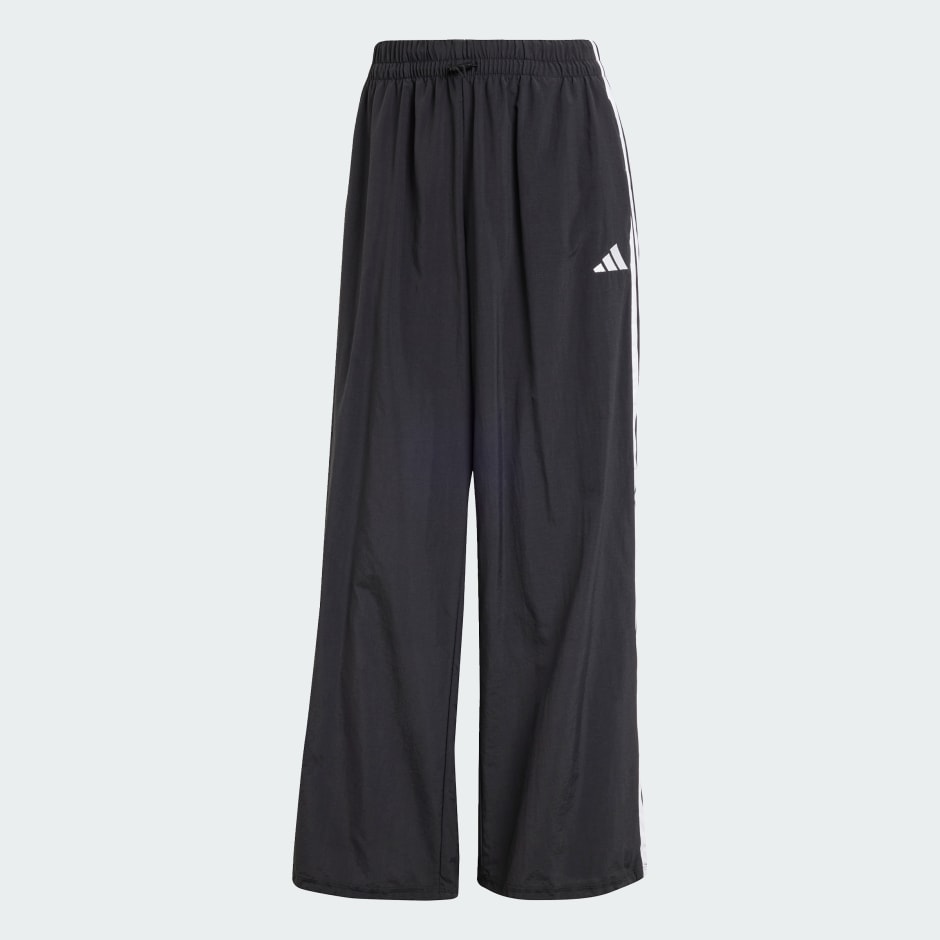 Pantaloni parachute Essentials, pentru un stil de viață specific celor 3 dungi