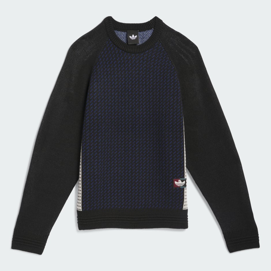 Pulover tricotat Shmoofoil cu guler rotund